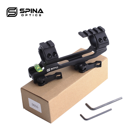 New 30mm/25.4mm Scope Ring QD Mount Base with Spirit Bubble Level Picatinny Rail Gun Accessory for Hunting ► Photo 1/6