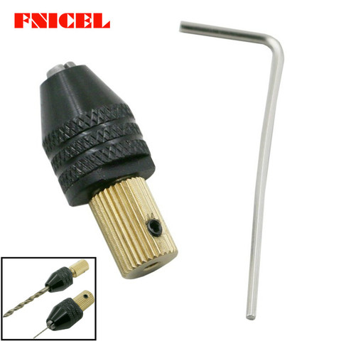 New 2.35/3.17 Mini Electronic Drill Chuck Bit Keyless Drill Bit Chuck Clamping Range 0.5-3.2mm Shank Shaft Adapter Tools ► Photo 1/6