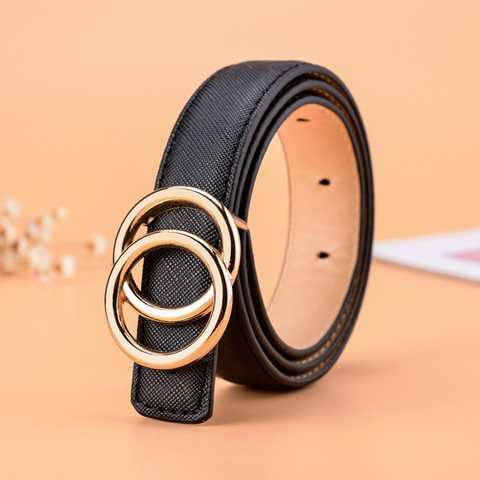 High Quality Children Black Leather Belts for Boys Girls Kids Casual Pu Waist Strap Belt Waistband for Jeans Pants Trousers ► Photo 1/6