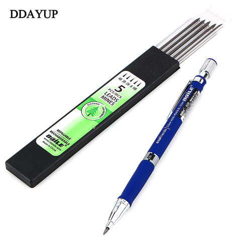 2.0 mm 2B Lead Refill Holder Mechanical Pencil Set Drafting Drawing Pencil For Writing Accessories Stationery ► Photo 1/6