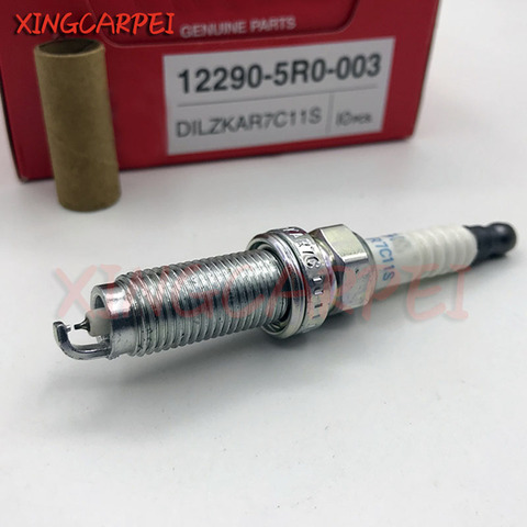 4/6pcs DILZKAR7C11S Iridium Spark Plugs 12290-5R0-003 For 2015-2022 Honda Fit 1.5L DILZKAR7C-11S 90137 Auto Part ► Photo 1/3