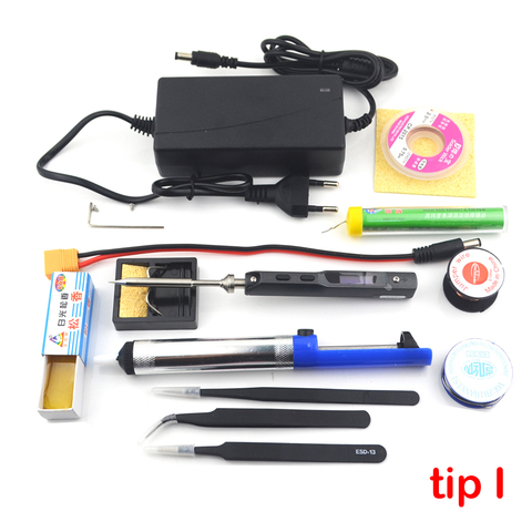 Original TS100 65W Mini Electric Soldering Iron Station Kit Digital LED Display Adjustable Temperature with Tip Power Supply ► Photo 1/6