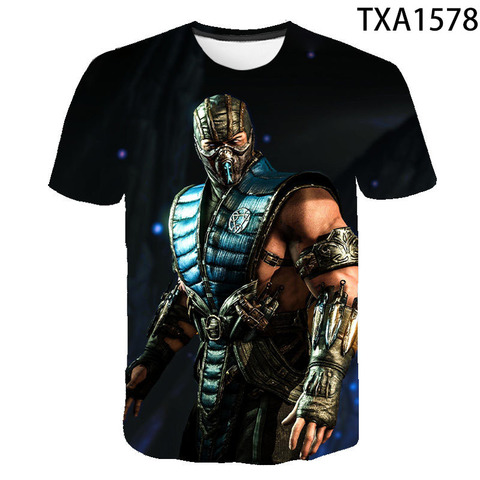 New Monie Mortal Kombat Men Women Children 3D Printed T-shirts Casual Boy Girl Kids Summer Fashion Streetwear Cool Tops Tee ► Photo 1/6