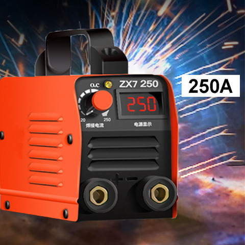 ZX7-250 Mini Electric Welding Machine Portable Arc Welder Digital Display Electric Welder ARC DC Inverter Weld Equipment 220V ► Photo 1/3