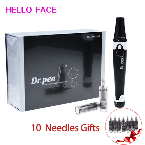 Professional Electric Dr.Pen Ultima A7 Microneedle Pen Derma 12 pcs Needle Cartridge Skin Care Tool Kit Beauty Machine For Lover ► Photo 1/6