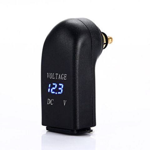 Waterproof Dual USB Charger Power Adapter LED Voltmeter DIN Plug Socket for BMW Triumph Hella Motorcycle ► Photo 1/6