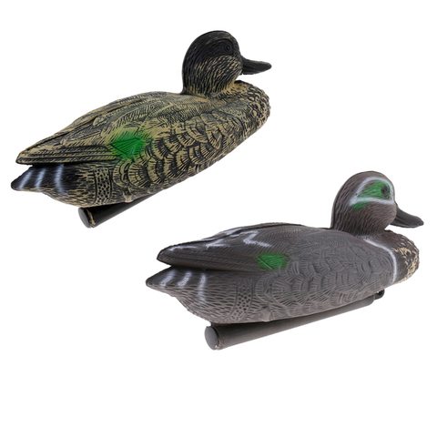 2 x Lifelike Duck Floating Hunting Shooting Drake Duck Decoy Garden Decor ► Photo 1/6