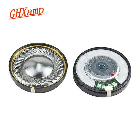 40mm HiFi 32OHM Headphone Speaker Unit Titanium Film Full Range Speaker N42 Magnet 20-core Coil Headphone Driver Unit 111dB 2pcs ► Photo 1/6