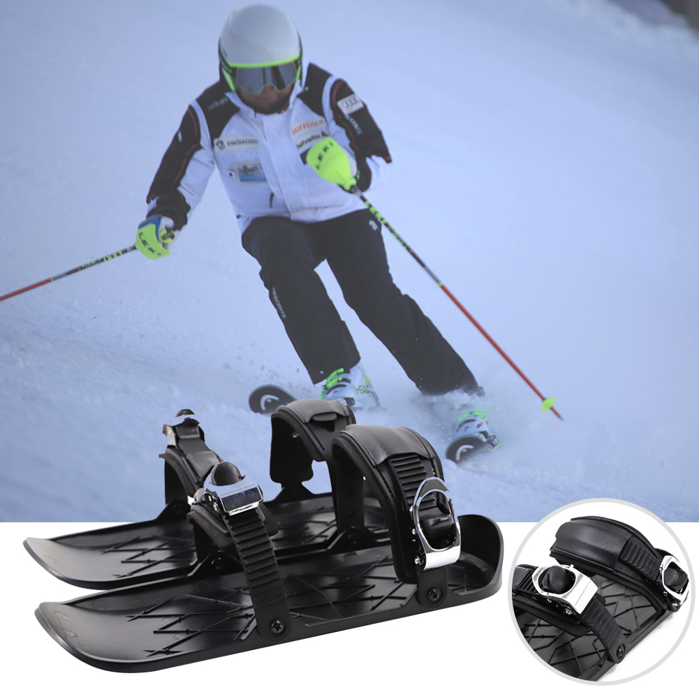 VGEBY Mini Ski Skates Skischuhe Snow Skateboard Schuh Snowblades Bindungen für Winter Outdoor Sports