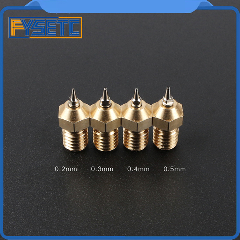 3D Printer Part 0.2/0.3/0.4/0.5mm Airbrush Nozzle Adapter Set Airbrush Nozzle Adapter With Nozzles For V6 Hotend 1.75mm Filament ► Photo 1/6