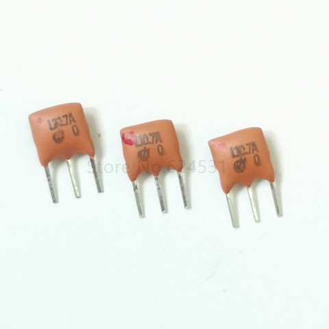 10pcs Ceramic crystal oscillator 10.700MHZ 10.7M ZTT10.7M LF10.7M Inline 3 feet ► Photo 1/1