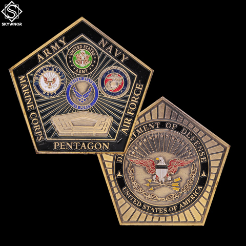 USA Department Of Defense Amy Navy Air Force Pentagon Challenge US Coin Collection ► Photo 1/6