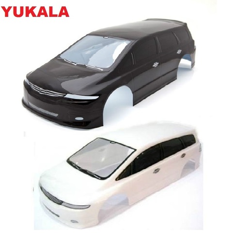 1/10 RC car parts 1:10 R/C racing car body shell 195mm black /white No:S027B ► Photo 1/5