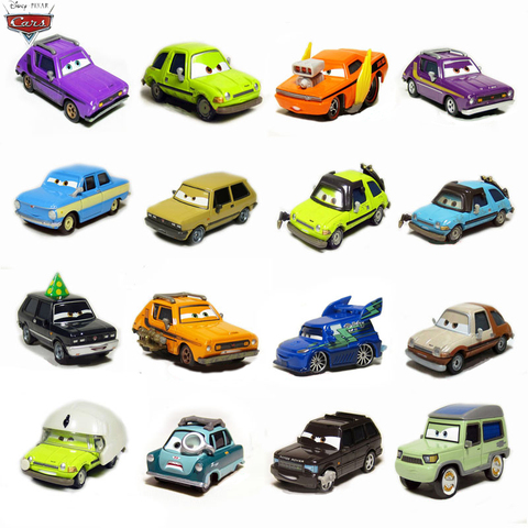 Buy Online Disney Pixar Cars 2 Badass Racing Clan Series Dj Slug Agent Boust Diecast Model Fine Toys Car Boy New Year Gift Alitools