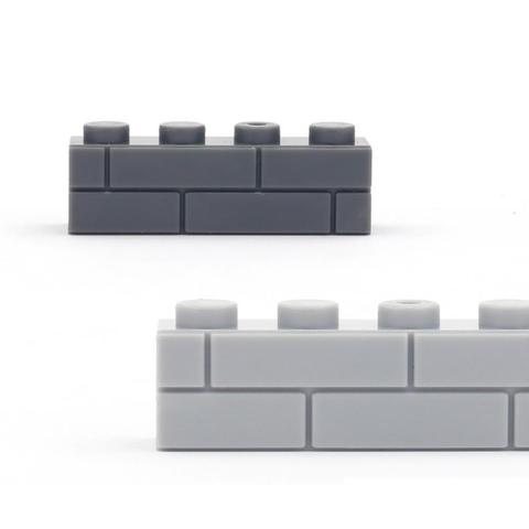 200pcs DIY Building Blocks Thick wall Figures Bricks 1x4 Dots Educational Creative Size Compatible With Brands Toys for Children ► Photo 1/5