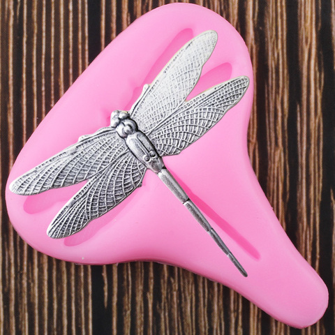 3D Dragonfly Silicone Molds Insect Cupcake Topper Fondant Mold DIY Cake Decorating Tools Candy Clay Chocolate Gumpaste Moulds ► Photo 1/6