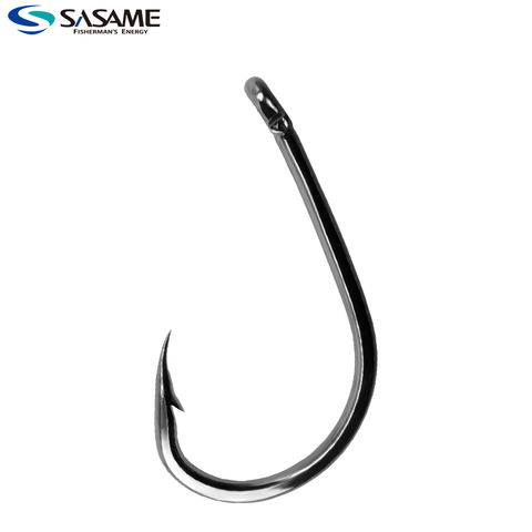 Japan SASAME Carp Fishing Hooks High Carbon Steel Barb Carp Fish Curve Shank Barbed Crank Catfish Circle Carp Live Bait Hook ► Photo 1/6