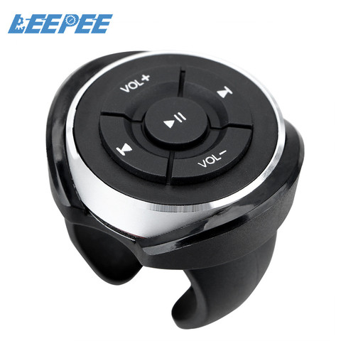 For IOS Android Phone Tablet Motorcycle Bike Bluetooth Media Volume Button Car Steering Wheel Wireless Remote Controls ► Photo 1/6