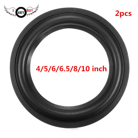 2pcs  4/5/ 6 / 6.5/ 8/10  inch Speaker Repair Accessories Foam Edge Ring / Rubber Edge Midrange Subwoofer DIY Parts ► Photo 1/6