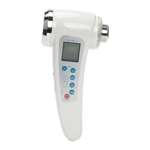Ultrasound Galvanic Ion Skin Pores Cleaning Massager 7 LED Photon LCD 1Mhz&3Mhz Anti-wrinkle Facial Lifting Care Beauty Devices ► Photo 1/6