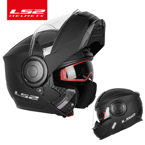 LS2 FF902 Modular motorcycle helmet ls2 SCOPE flip-up double lens helmets casco capacete casque ► Photo 1/5