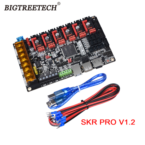 BIGTREETECH SKR PRO V1.2Control Board WIFI 32 Bit Marlin Motherboard With TMC2208 UART A4988 TMC2130 Drive VS MKS GEN L board ► Photo 1/6