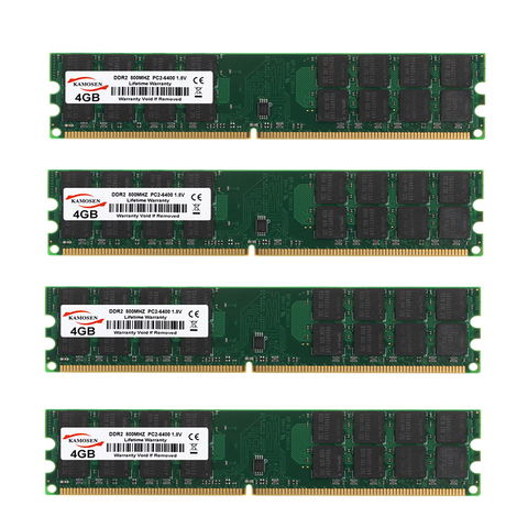 16GB 4X 4GB PC2-6400 DDR2-800MHZ 240pin AMD Desktop Memory Ram 1.8V SDRAM only for AMD not for INTEL System ► Photo 1/2