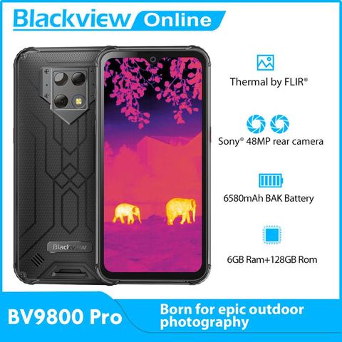 Blackview BV9800 Pro Thermal Imaging Smartphone 48MP Waterproof P70 6580mAh Android 9.0 6GB+128GB Wireless Charge Rugged Phone ► Photo 1/6