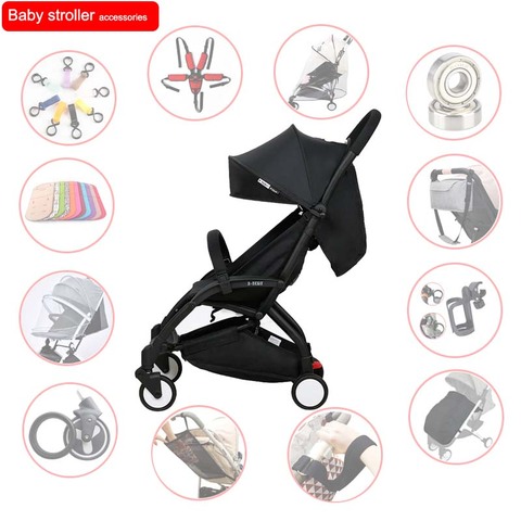 Stroller accessories Cushion Cup holder Mosquito net Safety belt Bearing Hooker For Yoyaplus Yoya yoyo Vovo Tinarui,etc ► Photo 1/6