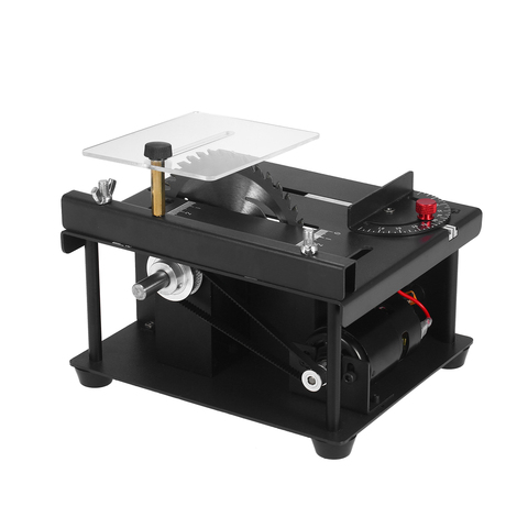 Table Saw Mini Desktop Saw Cutter Electric Cutting Machine with Saw Blade Adjustable-Speed Angle Adjustment 35MM Cutting Depth ► Photo 1/6