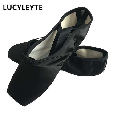 Ballet Pointe Dance Shoes Child and Adult Ladies 6 Colors Professional Red Purple Blue Black Pointe Shoes Ballet Shoes for Women ► Photo 1/6