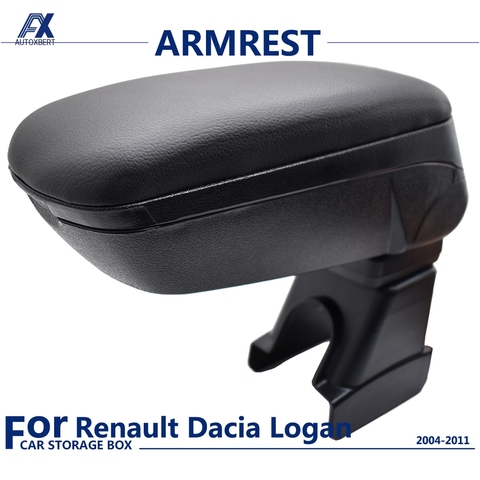 Car Front Armrest For Renault Dacia Logan 2007 - 2011 Sliding Top Content Car Accessories 2009 Sandero ► Photo 1/6