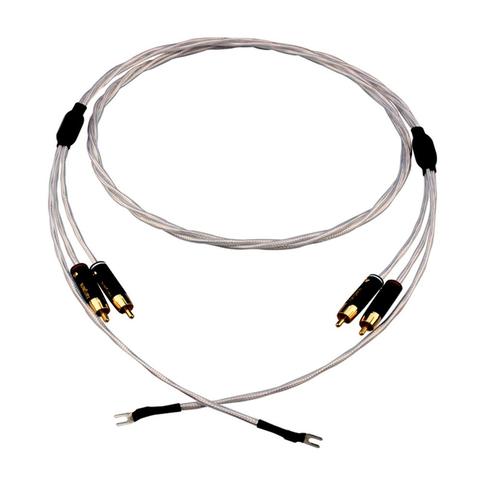 HIFI High Quality 7N OFC 2RCA Male to Male Silver-Plated Shielded Sire Vinyl LP Tonearm Cable Fever Sing and Replay Audio Cable ► Photo 1/5