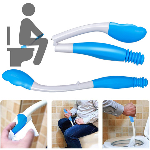 Toilet Aids for Wiping Bathroom Wipe Assistance Bottom Long Handle Reach Comfort Wiper Self Wipe Assist Holder Toilet Paper Grip ► Photo 1/6