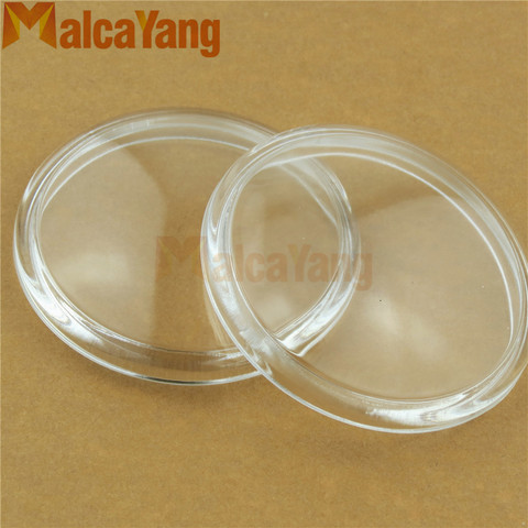 2PCS Anti-fog glass Round diameter 90MM Fog lamp glass For Mitsubishi Outlander XL 2007-2013 ► Photo 1/5