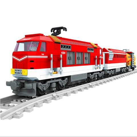 Lego City Trains Train Track Rail Straight Rails  Lego City Train Cross  Track - City - Aliexpress