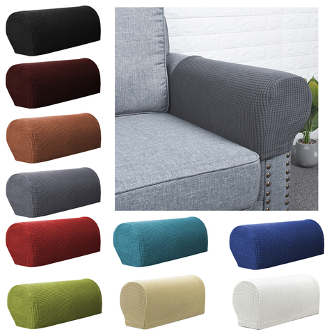 Set Of 2 Sofa Armrest Cover Stretch Fabric For Couches Armchairs Recliners Home Bar Club ► Photo 1/6