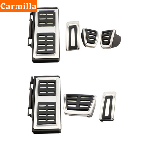 Car Styling Sport Fuel Brake Dead Pedal Cover Set DSG for Seat Leon 5F MK3 for Skoda Octavia A7 for VW Golf 7 Auto Accessories ► Photo 1/6