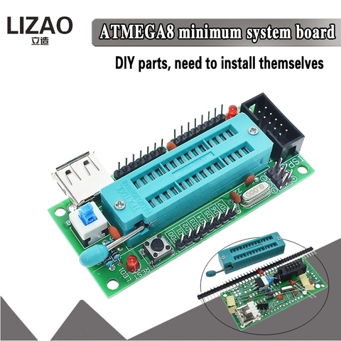 ATmega8 ATmega48 ATMEGA88 Development Board AVR (NO Chip) New Diy Electronic Module Diy Kit Pcb Board USB Interface ► Photo 1/6