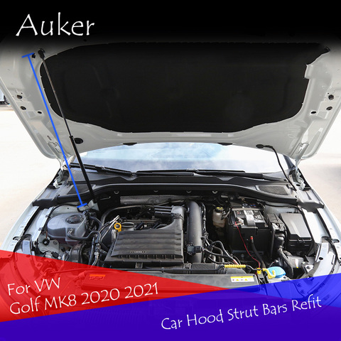 For VW Golf 8 MK8 2022 Car-Styling Refit Bonnet Hood Gas Shock Lift Strut Bars Support Rod Accessories ► Photo 1/6