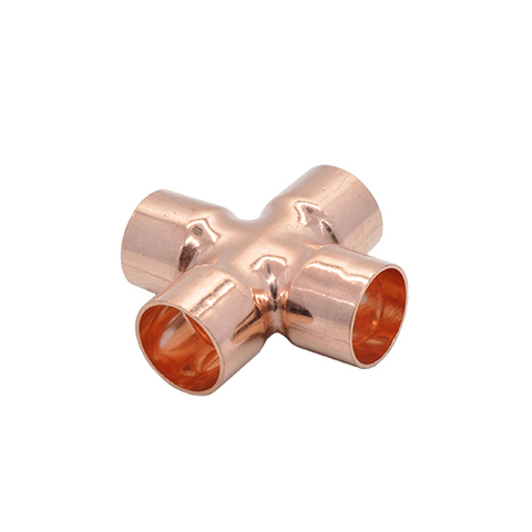 15/16/22/28/35/45mm Inner Dia Copper End Feed Solder Cross 4 Ways Coupling Plumbing Fitting Connector Coupler ► Photo 1/1