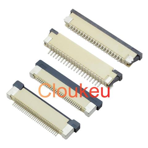 FPC FFC 0.5/1.0mm connector socket 4P 5P 6P 7P 8P 10P 12P 14P 16P 18P 20P 22P 24P 26P 28P 30P Drawer type Upper contact ► Photo 1/2