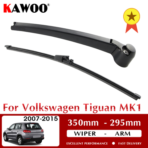 KAWOO Car Rear Wiper Blade Back Window Wipers Arm For Volkswagen VW Tiguan Hatchback 2007 - 2015 Windscreen Wiper Blades ► Photo 1/6