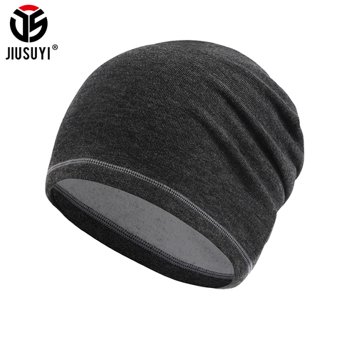 Cold Weather Warm Beanies Tactical Hats Winter Fleece Thermal Slouchy Turban Skullies Cap Stretch Snowboard Hip Hop Men Women ► Photo 1/6