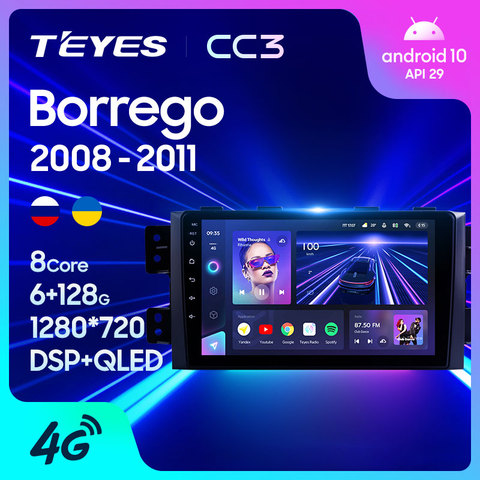 TEYES CC3 For Kia Borrego 2008 - 2011 Car Radio Multimedia Video Player Navigation stereo GPS Android 10 No 2din 2 din dvd ► Photo 1/6