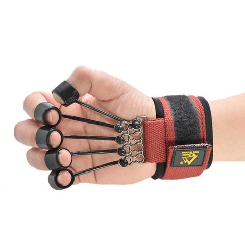 Finger Gripper Strength Trainer Extensor Exerciser Finger Flexion Extension Training Device With Resistance Band Finger Strength ► Photo 1/6