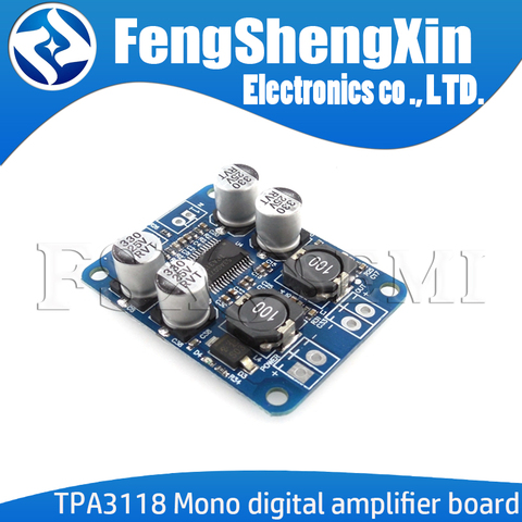 TPA3118 PBTL Mono digital amplifier board 1X60W ► Photo 1/2