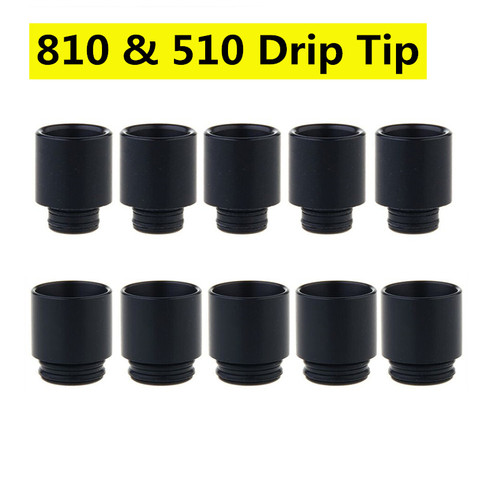 10PCS  510 & 810 Drip Tip For /ijust 3 mini /ELLO Duro/Pharaoh Mini/ammit 25/Creed RTA Atomizer ETC ► Photo 1/3