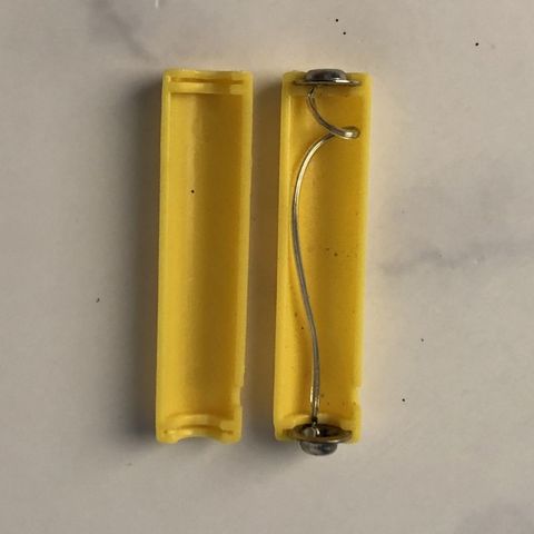 5Pcs AA AAA Size Dummy Fake Battery Setup Shell Placeholder Cylinder Conductor R66F ► Photo 1/6