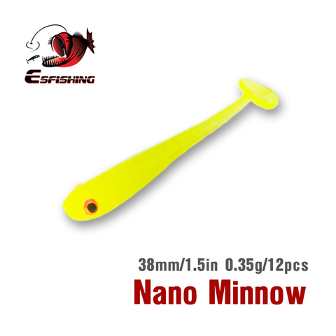 KESFISHING Lure Minnow Nano Minnow 38mm 12pcs Iscas Artificiais Wobbler Lure Trout Fishing ► Photo 1/5